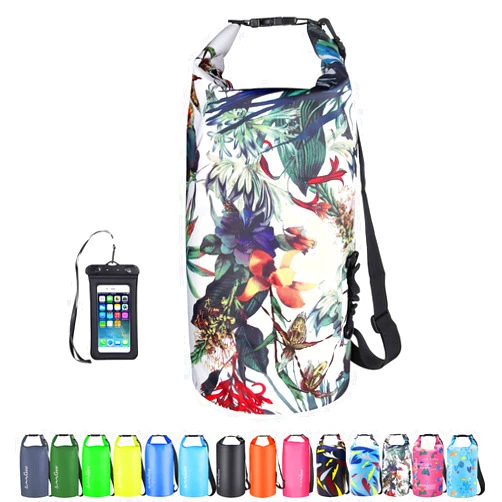 OMGear Waterproof Dry Bag Backpack Phone Pouch 40L/30L/20L/10L/5L Floating Dry Sack for Kayaking Boating Outdoors Activities