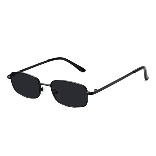Fozono Rectangle Sunglasses for Women 90s Retro Small Narrow Square Frame UV400 Protection