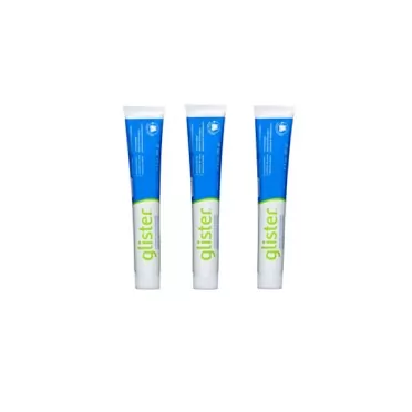 Generic Glister Multi-Action Fluoride Toothpaste - Travel Size (Pack of 3)