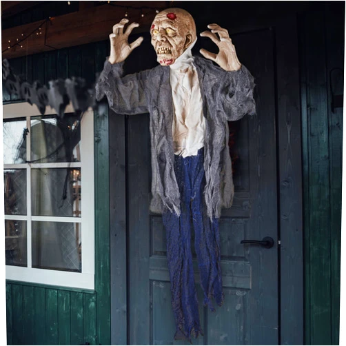 PREXTEX Halloween Hanging Zombie and Groundbreaker Decoration for The Best Halloween Decorations Zombie Outdoor Prop with Flowing Robe