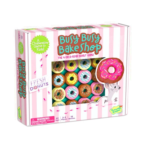 Peaceable Kingdom Busy Busy Bake Shop Cooperative Game for Kids - 2-5 Players Ages 4 and Older.