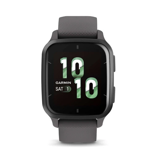 Garmin Venu® Sq 2 GPS Smartwatch, All-Day Health Monitoring, Long-Lasting Battery Life, AMOLED Display, Slate and Shadow Gray