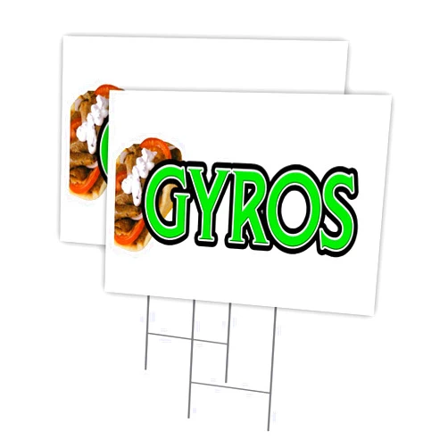SignMission Gyros 2 Pack of 12