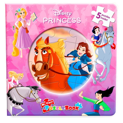 By Phidal Publishing Inc. (Author) Disney Princess My First Puzzle Book - Jigsaw Puzzles for kids, 10-page board book, 5 puzzles to enjoy