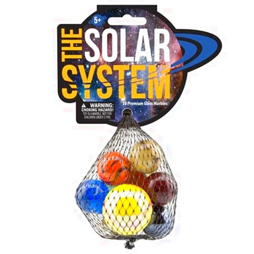 Generic Solar System Marble Net - 10 Marble Set