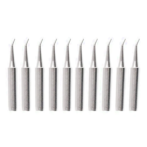 Saipe 10 Pieces Soldering Iron Tips, 900M-T Solder Welding Replacement Tip Kit for Hakko, Radio Shack, TENMA, ATTEN, Quick, Aoyue, Yihua Soldering Station (900M-T-IS)