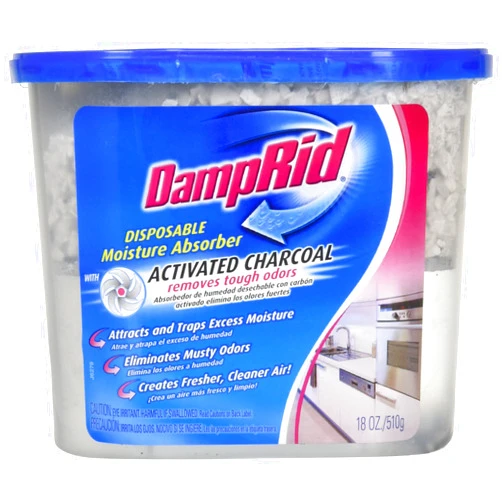 DampRid Moisture Absorber with Activated Charcoal, 18oz (3 Pack)