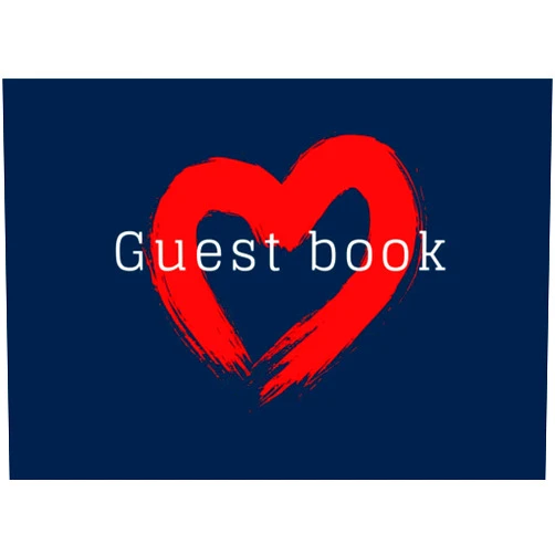 K.Smile Design Guest Book: A very suitable guest book for weddings. Looks modern, simple, but very meaningful.(100 Pages.)