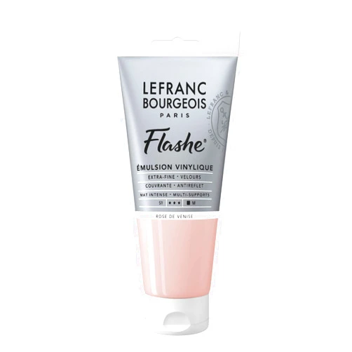 Lefranc Bourgeois Flashe Vinyl Paint, 80ml (2.7-oz) Tube, Venetian Pink
