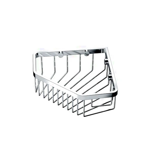 Gatco 1499 8-1/2-Inch Shower or Tub Corner Basket, Chrome