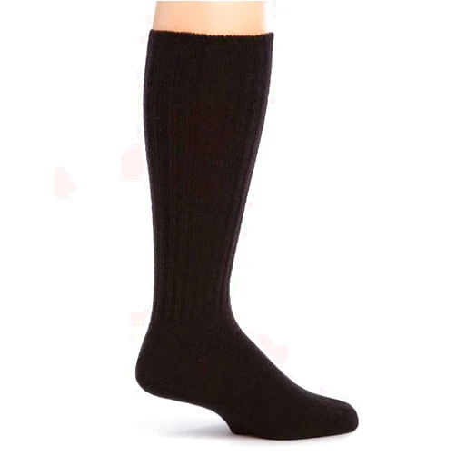 WARRIOR ALPACA SOCKS - Ribbed Casual Everyday Alpaca Wool Crew Socks For Men And Women