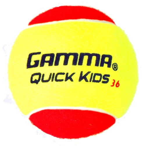 GAMMA Quick Kids 36, 60, & 78 Training Tennis Balls for Kids & Beginners, Low-Compression Core Reduces Speed & Bounce, Great for Tennis Practice, USTA & ITF Approved for Use in 10 & Under Tournaments