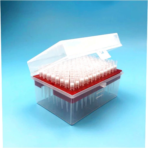 Lichen cottage 200µL Filtering Pipette Tips - Universal Filter Pipette Tips - Racked,RNase/DNase Free & Pyrogen Safe, Clear, 96 Tips/Rack Pk x 10 Racks（960 Tips）