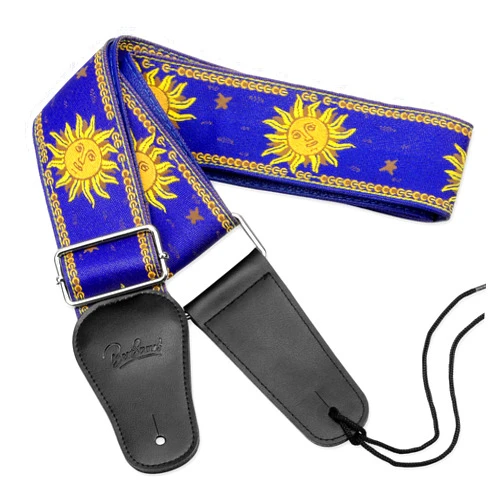 BestSounds Guitar Strap Sun Jacquard for Acoustic & Electric Guitar