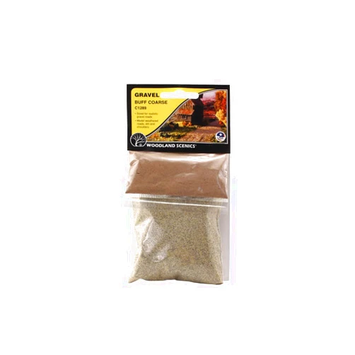 WOODLAND SCENICS C1289 Medium Buff Gravel