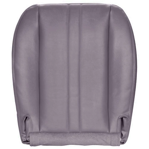The Seat Shop Work Van Driver or Passenger Bottom Replacement Seat Cover - Medium Dark Pewter II (Gray) Vinyl (Compatible with 2003-2021 Chevrolet Express and GMC Savana)
