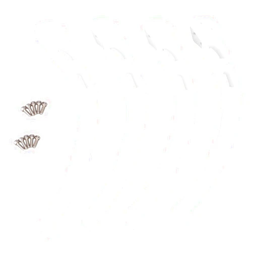Mallofusa 4Pcs/Set Universal Tall Landing Gear Skid for DJI F450 F550 Sk480 Multirotor Quadcopter White