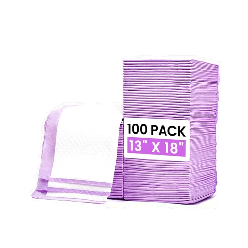 Buyockss Baby Disposable Changing Pads 100 Pack Disposable Baby Underpads Ultra Soft Waterproof Diaper Changing Liners 13 x 18 in