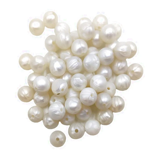 Aomingen 50pcs 12mm Silicone Round Loose Pearl Beads Shaped Woman Beaded Jewelry Stretchy Beads DIY Mom Jewelry Necklace