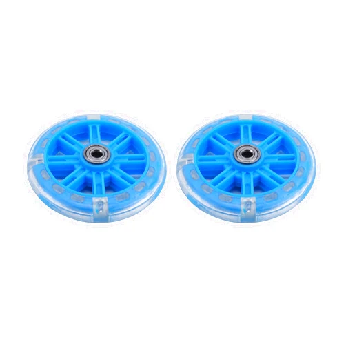 FOXBI Children'S Bicycle Training Wheels Riding Flash Silent Support Wheels Universal Bike Training Wheels Riding Learning Tool,Blue