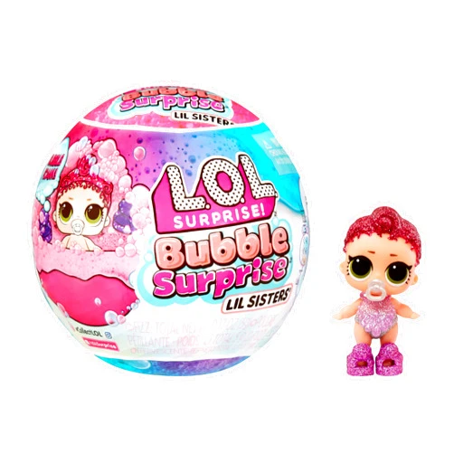 L.O.L. Surprise! LOL Surprise Bubble Foam Lil Sisters Doll - Collectible Baby Sister Great Gift for Girls Age 4+