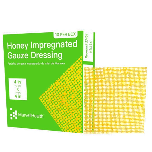 MarvellHealth Honey Impregnated Gauze Dressing 4