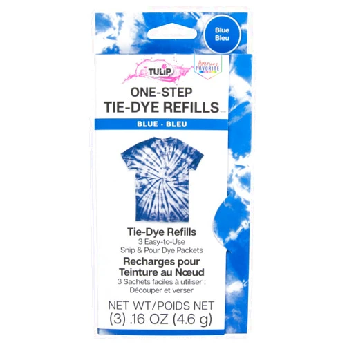 Tulip One-Step Tie-Dye Kit Dye Refill Packs, Blue