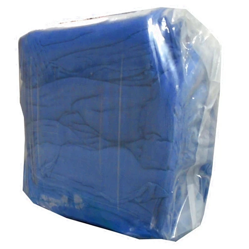 Texas Ragtime Blue Huck Towels Bulk Industrial Grade Cloth Rags Multipurpose Cleaning, Staining for Auto Mechanics, Janitorial, Home and Commercial (16” x 24”) (20 Pounds)