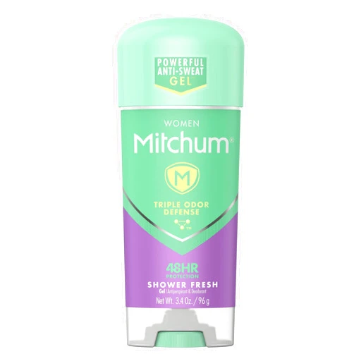 Mitchum For Women Advanced Control Anti-Perspirant Deodorant Clear Gel, Shower Fresh 3.4oz