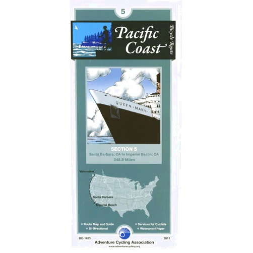By Adventure Cycling Association (Author) Pacific Coast Bicycle Route - 5: 