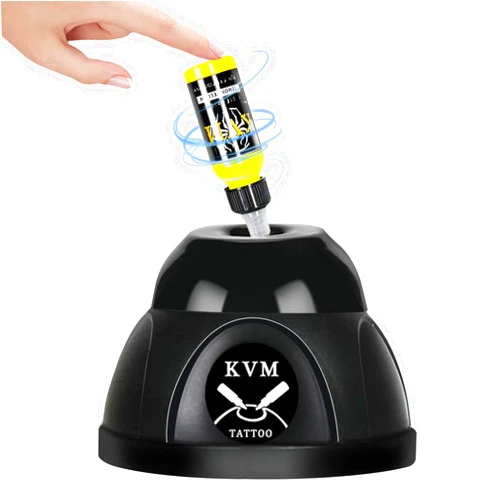 KVM Mini Vortex Mixer Tattoo Ink Pigment Mixer Powerful Swirl Shake Mixer for Acrylic Pigments Nail Polish Mascara Adhesives