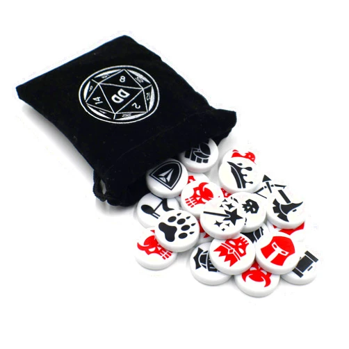 Dahan Dice D&D Class and Monster Tokens for Dungeons and Dragons (Standard Set)