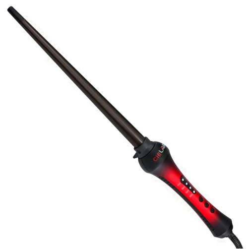 CHI Lava Tapered Hairstyling Wand, Versatile Hair Curler Wand for Flawless Curls, Lower Temperature, for Medium to Long Hair Lengths, 3/8”– 3/4” Barrel