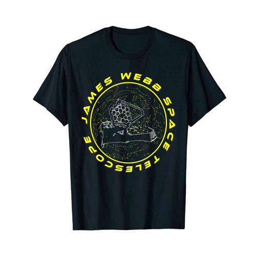 JWST Exploration Telescope Clothing JWST Space Exploration Science James Webb Space Telescope T-Shirt