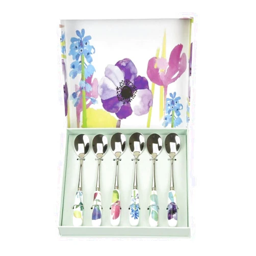 Portmeirion Home & Gifts WG1101-XG Water Garden Tea Spoon Set of 6