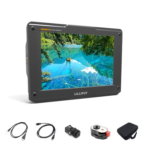 Neway LILLIPUT H7 7 Inch 1800nits 3D LUT DSLR Camera Field Monitor High Brightness Sunlight Viewable Full HD 1920x1200 4K HDMI Input Output