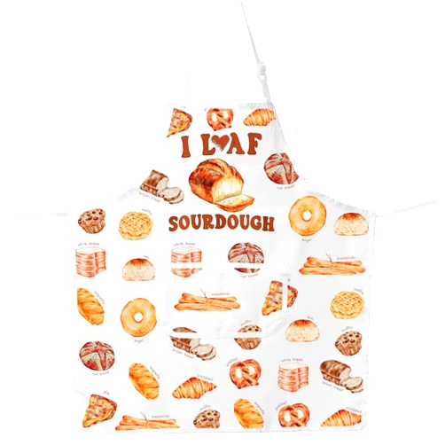 JNIAP Bread Baking Apron Bread Baker Aprons i Loaf Sourdough Baking Mom Gifts Baking Master Apron