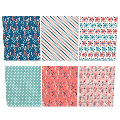 AnyDesign Floral Swedish Kitchen Dishcloths Kitchen Towels 6 Pack Colorful Absorbent Cotton Dish Cloths Reusable Quick Drying Kitchen Cloth for Home Housewarming Cleaning Counter Wipes, 7 x 8 Inch