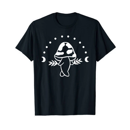 NattWorld Magic Mushroom Cottagecore Goblincore Pagan Toadstool Nature T-Shirt