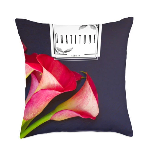 IMotiv8e Publishing Gratitude Throw Pillow