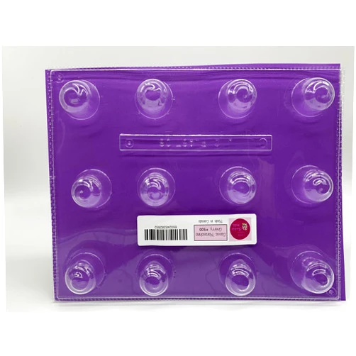 CANDISLE Chocolate Mold – Classic Maraschino Cherry Shaped, Homemade Candy bar Making DIY Mould, Durable & Food Safe Material