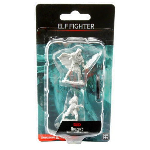 NECA D&D Nolzurs Marvelous Unpainted Miniatures: Wave 6: Elf Male Fighter