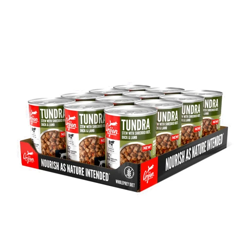 ORIJEN Tundra Stew Wet Dog Food, WholePrey Ingredients, 12.8oz (Case of 12)