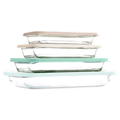 COOK WITH COLOR 8-Piece Deep Glass Baking Dish Set with Plastic Lids – Casserole and Food Storage Containers for Lasagna, Leftovers – Freezer-to-Oven, Microwave & Dishwasher Safe, Mint