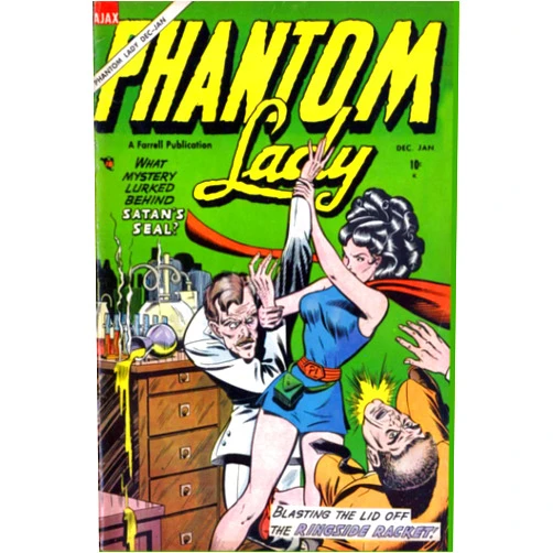 Wieslaw W Falkowski Phantom Lady – comic re-edition