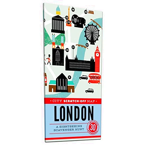 By Christina Henry De Tessan (Author) City Scratch-Off Map: London: A Sightseeing Scavenger Hunt (City Scratch-Off Maps) by Christina Henry de Tessan (2015-09-15)