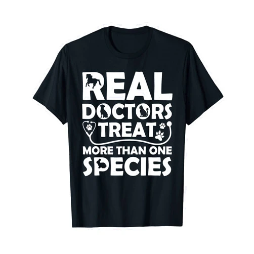 Veterinarian Gift Vet Tech Medical Accessories Cool Veterinarian Design For Men Women Veterinary Pet Doctor T-Shirt