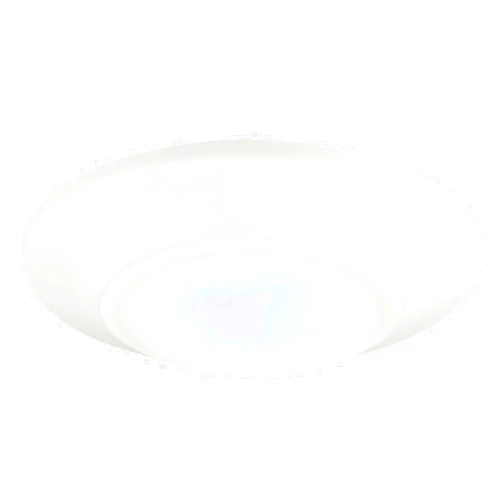 Westinghouse 6322100 Small LED Indoor/Outdoor Dimmable Surface Mount Wet Location, White Finish with Frosted Lens, 1-Light