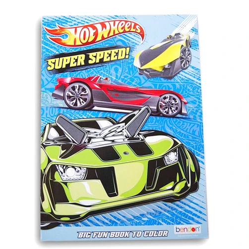 Hot Wheels Go for it Jumbo Color and Activity Book