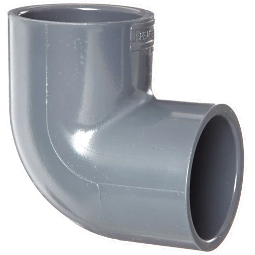 Spears 806 Series PVC Pipe Fitting, 90 Degree Elbow, Schedule 80, 2